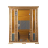 Goldenwave (Cedar) 4 Person Nano Carbon Sauna
