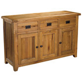 Bordeaux Medium Sideboard in Medium Oak Stain and Satin Lacquer