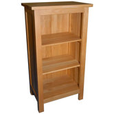Essentials Mini Bookcase in Light Oak Stain and Satin Lacquer