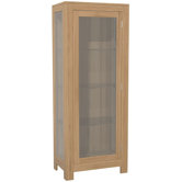 Milano Display Cabinet in Clear Satin Lacquer