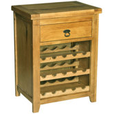 Veneto Rustic Oak Wine Rack
