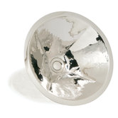 Metal 15.7" Round Hand Crafted Bathroom Sink