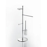 Complements 10.8" x 10.8" Rampin Towel Stand in Polished Chrome