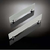 Baketo 19.5" Frosted Glass Shelf in Polished Chrome