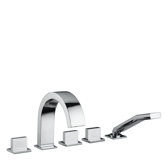 Level LEP Five-Hole Deck Mount Double Handle Volume Control Shower Panel
