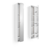 Linea Bej 12" Mirrored Cabinet