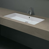Ceramica Valdama Cubo Undermount Bathroom Sink