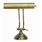 Advent Piano Lamp in Antique Brass