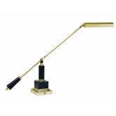 Counter Balance  Desk Lamp in Polished Brass and Black Marble