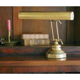 Advent Piano Lamp in Antique Brass