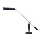 Grand  Balance Arm Piano Lamp in Chrome and Black