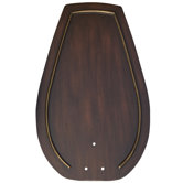 Hand Carved Paddle Ceiling Fan Blade Set
