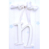 9" Hand Painted Hanging Letter - N