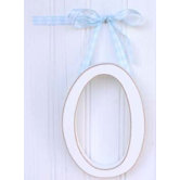 9" Hand Painted Hanging Letter - O
