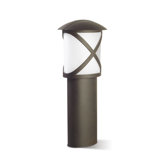 Bollard Light in Rusted / Oxide Brown