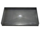 Barrier Free Rectangular Shower Base Entry