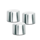 Soco Lids for Torches in Polished (Set of 3)