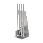 Chimo Stainless 4 Piece  Steel Fireplace Tool Set