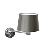 Suite Flush Wall Light in Satin Nickel