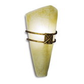 Veronese Wall Light in Golden Amber