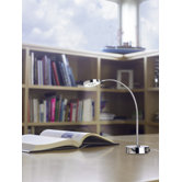 Llit Gooseneck Lamp in Satin Nickel