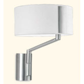 Twist Wall Light in Satin Nickel