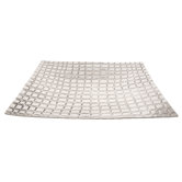 Square Handmade Decorative Crocodile Skin Tray