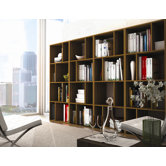 Contemporary Walnut Bookshelf