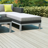 Beach Grove Ottoman with Cushion