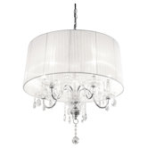 Beaumont Five Light Chandelier in Chrome