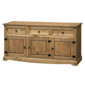 Corona Large Sideboard in Solid Pine
