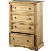 Corona 4 Drawer Chest