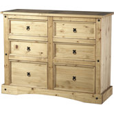 Corona 6 Drawer Chest