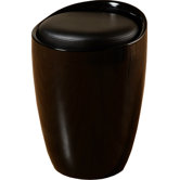 Wizard Storage Stool in Black / Black