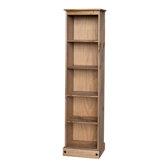 New Corona Tall Narrow Bookcase