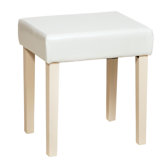 Faux Leather Stool