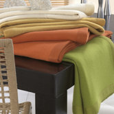Primrose Pure Cashmere Basket Weave Blanket