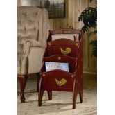Hand Painted Magazine Rack