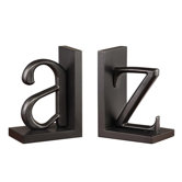 A to Z Bookend (Set of 2)