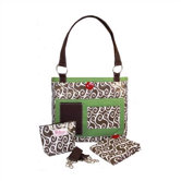 Latte Swirls Whole Roost Diaper Bag