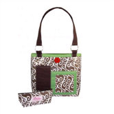 Latte Swirls Rooster Toddler Tote Diaper Bag