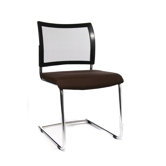 Net Pro Visitor Chair in Dark Brown