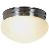 Contemporary Lighting 2 Light Flush Mount