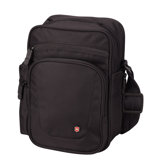 Lifestyle Accessories 3.0 Vertical Travel Companion Over-The-Shoulder Tote in Black