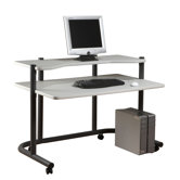 Pewter Computer Workstation