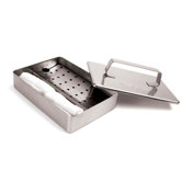 Steven Raichlen Grill Grate Oiling Set / Stainless Dish with 2 Towels