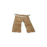 Inseam Split Leather Chaps Wiht Reinforced Crotch