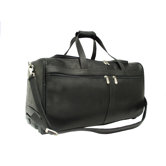 Traveler 21.5" Leather 2-Wheeled Travel Duffel