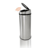 Automatic Touchless Trash Can in Brushed Stainless Steel