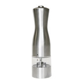 EZ Hold Electronic Salt and Pepper Mill in Brushed Stainless Steel